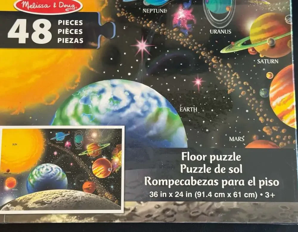 Melissa & Doug Solar System Floor Puzzle 48 Pieces